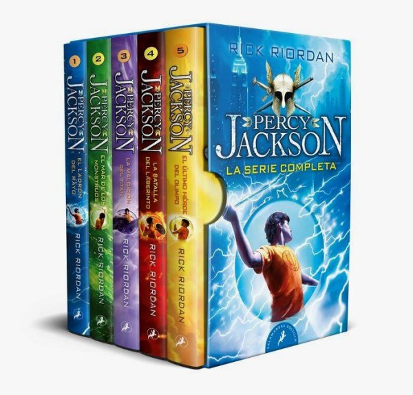 Caja Percy Jackson La Serie Completa 5 Libros