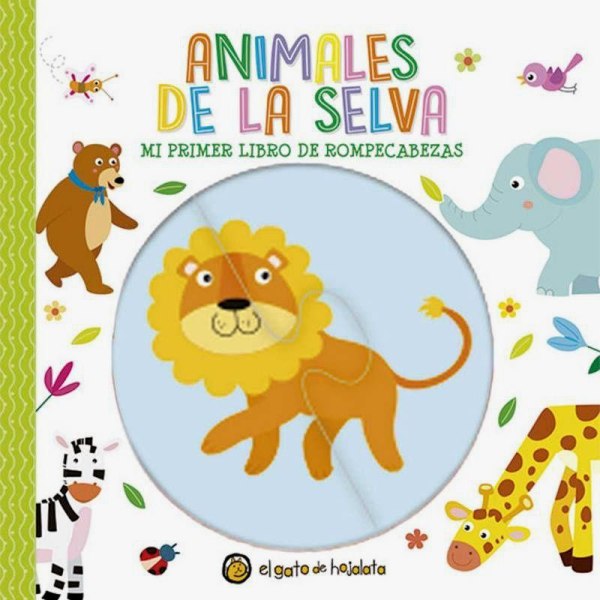 Animales De La Selva Mi Primer Libro De Rompecabezas