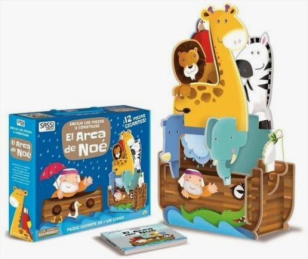 El Arca De Noe 12 Piezas Gigantes Caja