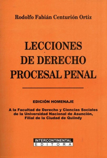 Lecciones De Derecho Procesal Penal
