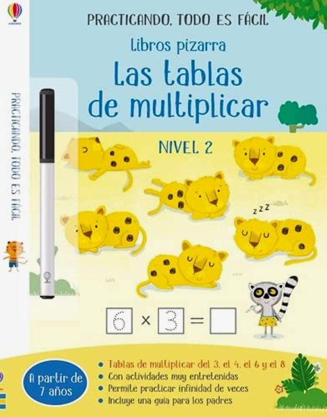 Libros Pizarra - Las Tablas De Multiplicar